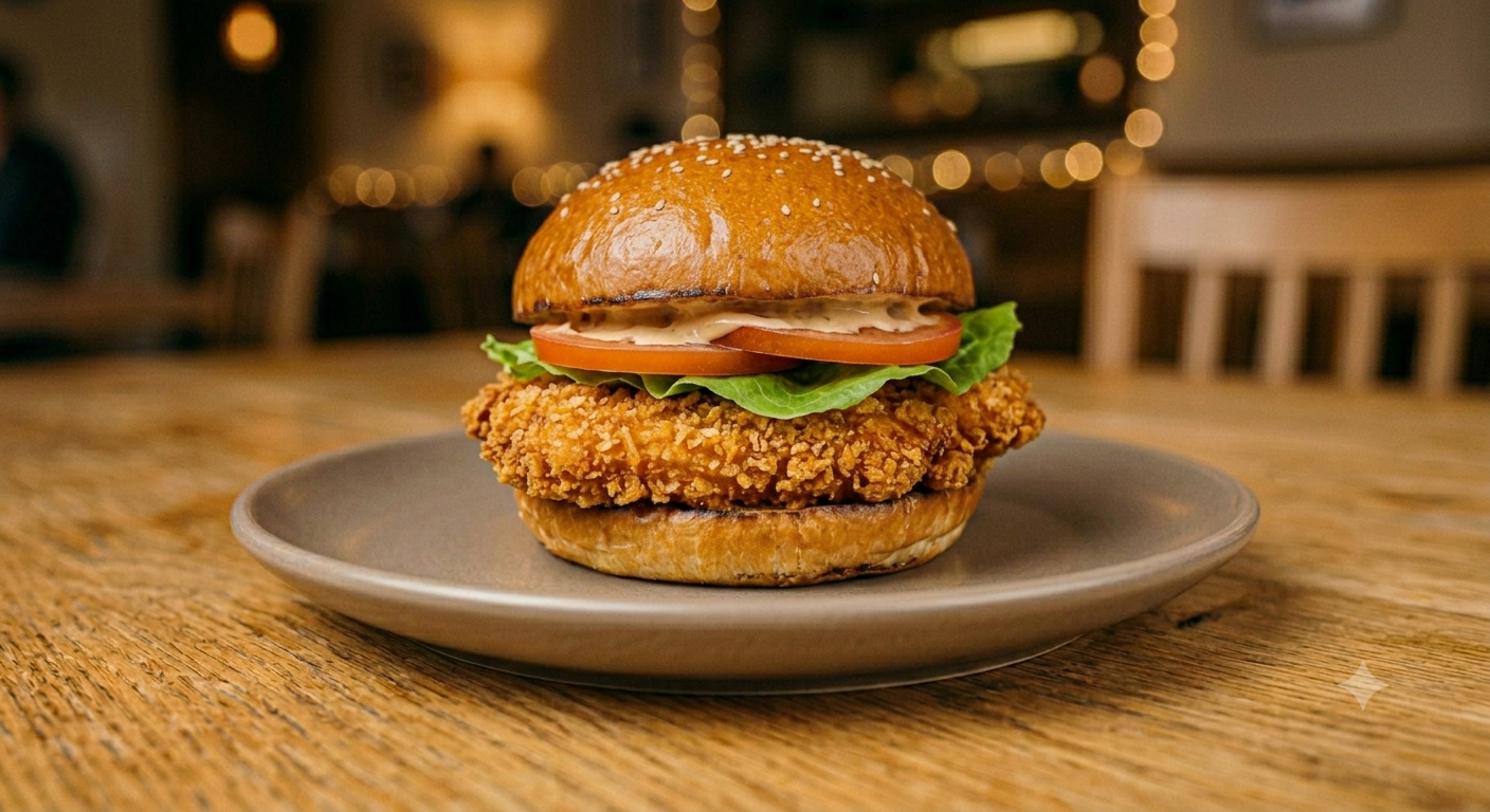 Crispy burger